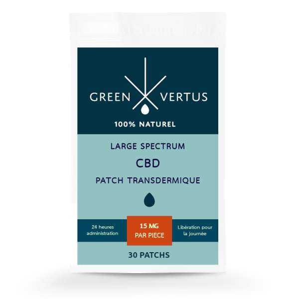 Patchs CBD Green Vertus au meilleur prix Patchs CBD Green Vertus au meilleur prix