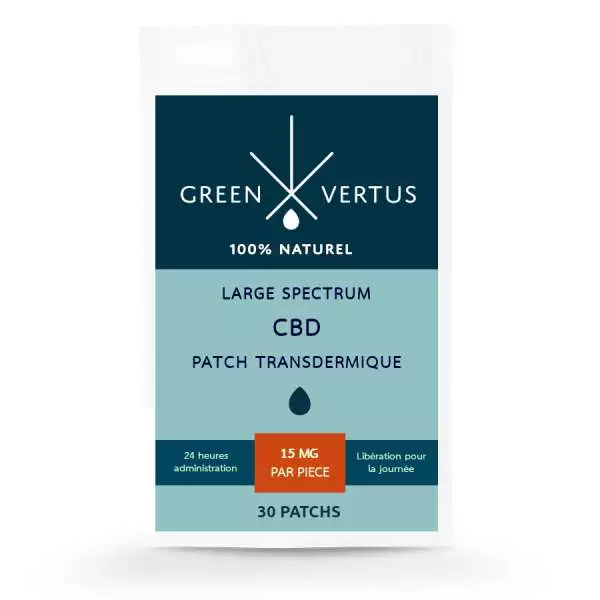 Patchs CBD Green Vertus au meilleur prix Patchs CBD Green Vertus au meilleur prix