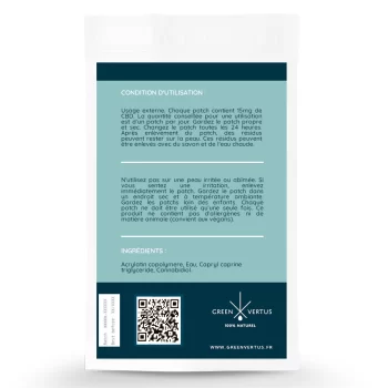 Utilisation patch transdermique au CBD