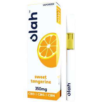 Vaporisateur Olah Sweet Tangerine CBD CBG CBN goût mandarine tangerine