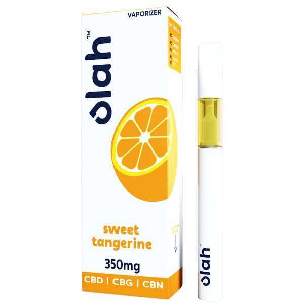 Vaporisateur Olah Sweet Tangerine CBD CBG CBN goût mandarine tangerine