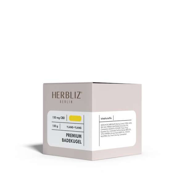Packshot Boule de bain Ylang-ylang Herbliz