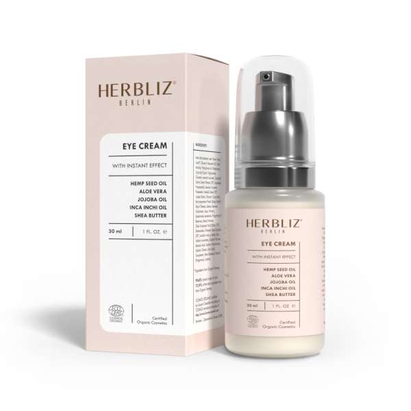 Crème nourrissante apaisante contour des yeux chanvre cannabis Herbliz packshot