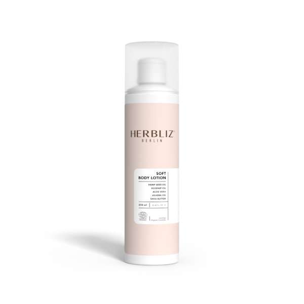 Lait hydratant pour le corps au chanvre Herbliz Cosmétiques Agriculture Biologique