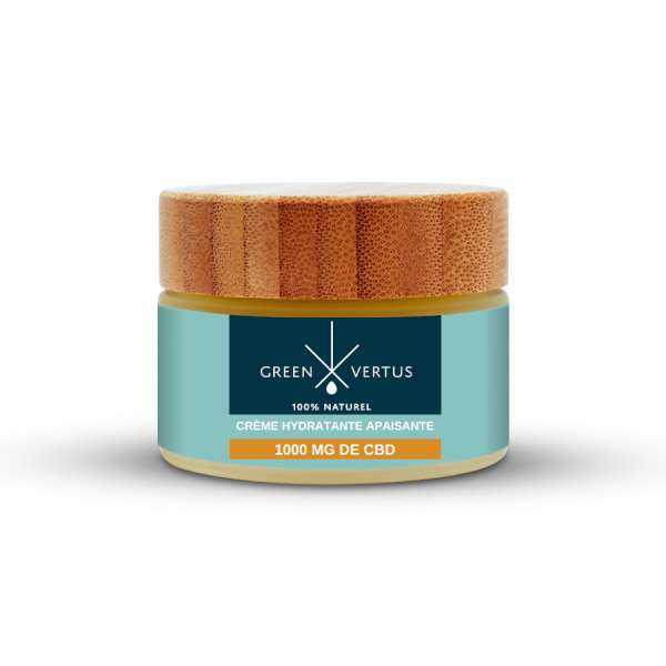 Crème hydratante apaisante CBD Green Vertus Crème hydratante apaisante CBD Green Vertus
