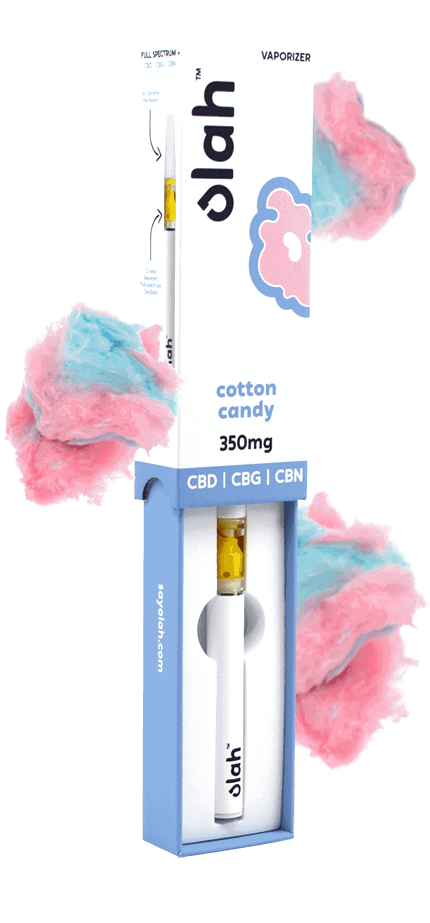 Vaporisateur e-liquide CBD Cotton Candy Olah