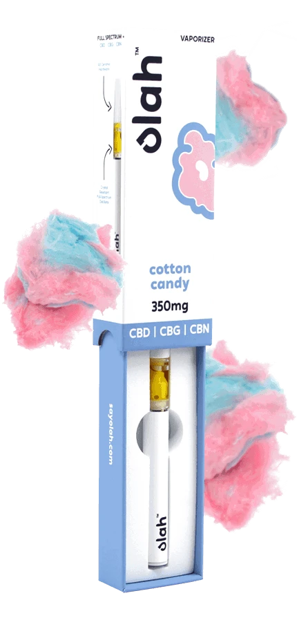 Vaporisateur e-liquide CBD Cotton Candy Olah